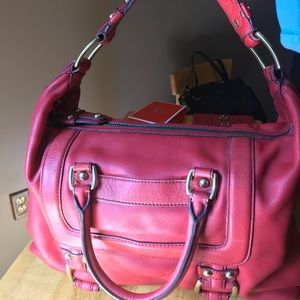 Banana Republic leather handbag and wallet